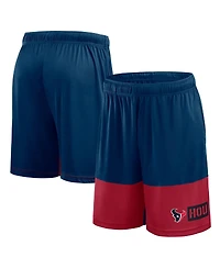 Logo Athletic Men's Navy Houston Texans Best of the Shorts