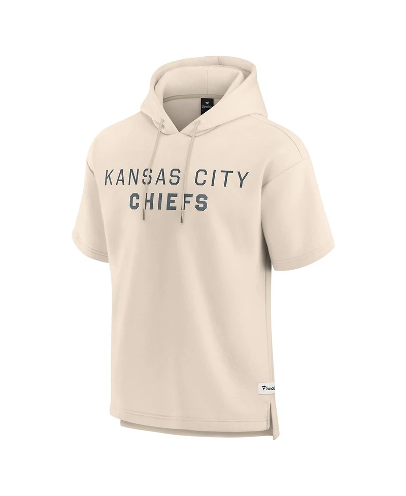 Fanatics Men's Kansas City Chiefs Elements Future Ground Lettering Short Sleeve Pullover Hoodie