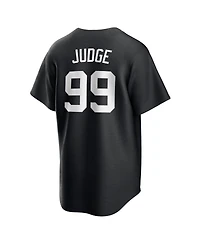 Nike Men's Aaron Judge Black New York Yankees Lights Out Replica Player Jersey