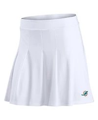 Fanatics Women's White Miami Dolphins Primary Logo Tennis Skort