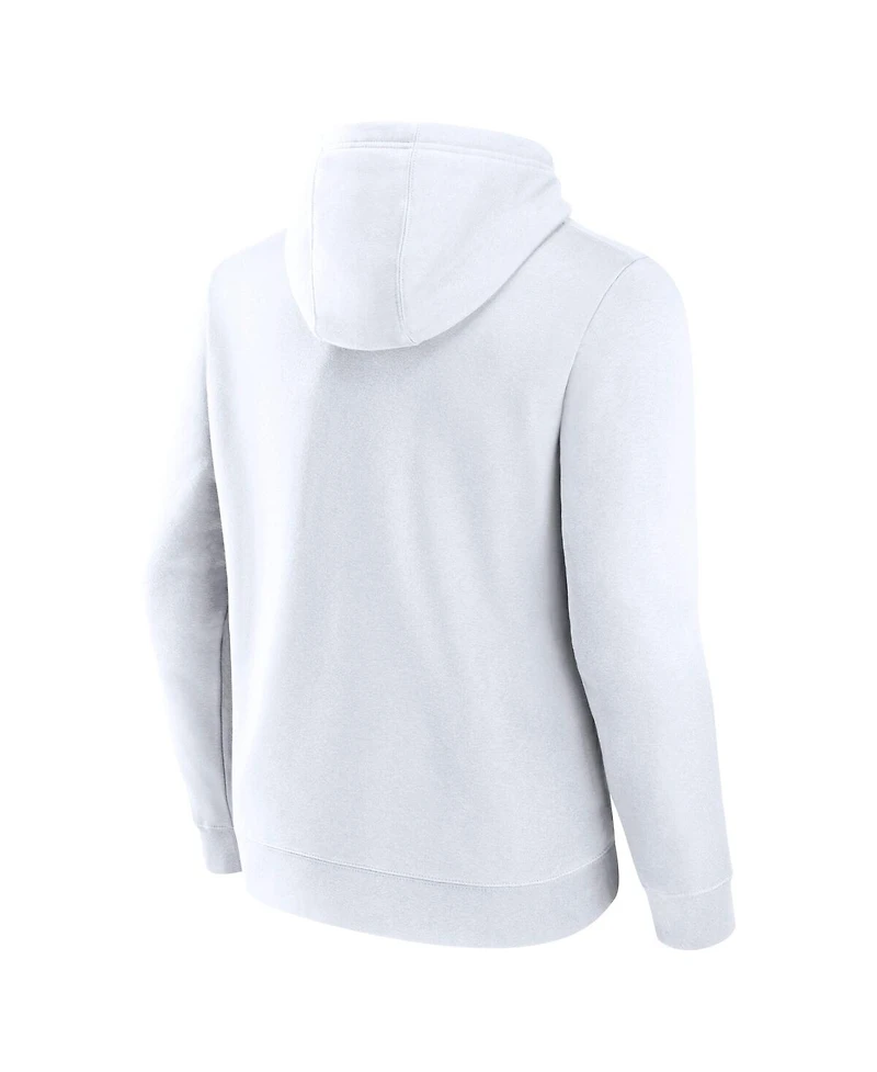 Fanatics Men's White Loyola Greyhounds Primary Logo Pullover Hoodie