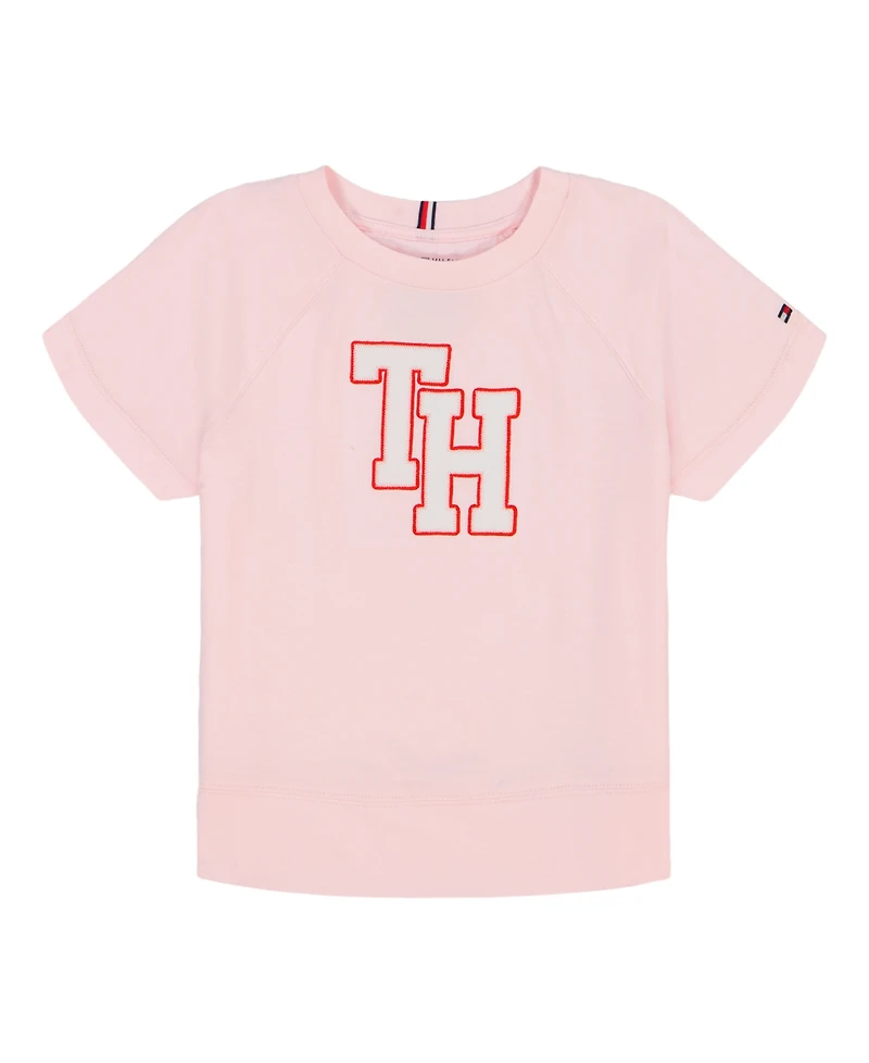 Tommy Hilfiger Big Girls Separates Applique Boxy Short Sleeve T-Shirt
