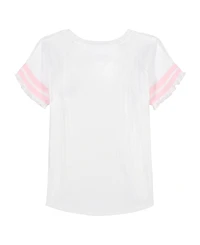 Tommy Hilfiger Big Girls Pointelle Short Sleeve T-Shirt