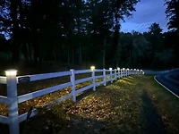 Maxsa Innovations Solar Post and Fence Cap & Deck Railing Lights - 2