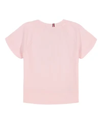 Tommy Hilfiger Toddler and Little Girls Separates Applique Boxy Short Sleeve T-Shirt