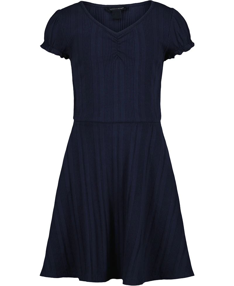 Tommy Hilfiger Toddler and Little Girls Variegated Rib Play Dress