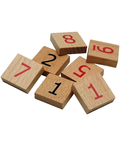 We Games Replacement Wooden Sudoku Number Tiles