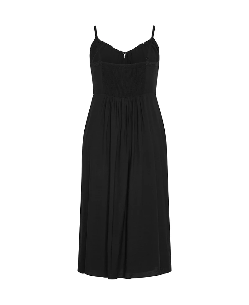 City Chic Plus Sweet Pea Maxi Dress
