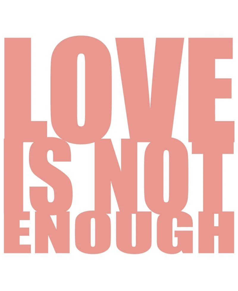 Dai Moda Love is Not Enough Sweatshirt