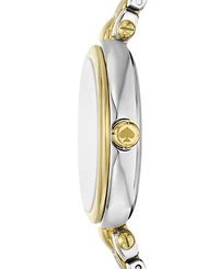 Kate Spade New York Women's Gracie Round Three-Hand Two-Tone Stainless-Steel Watch, 32mm
