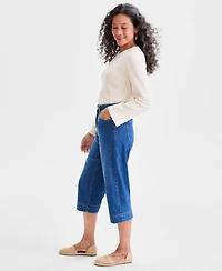 Style & Co Women's High Rise Culotte Jeans, Macy's Exclusive
