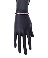 Unwritten Black Agate Strength Beaded Bracelet