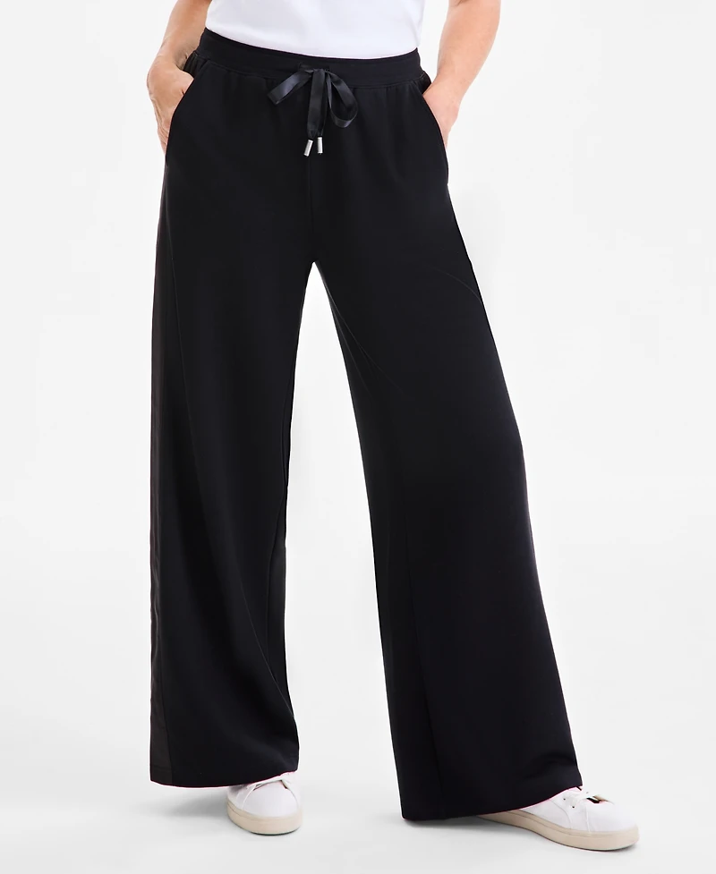 Style & Co Women's Luxfleece Knit Drawstring-Waist Pants, Macy's Exclusive