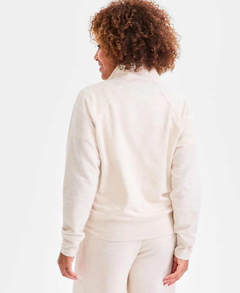 Style & Co Women's Luxe Fleece Half-Zip Sweatshirt, Macy's Exclusive