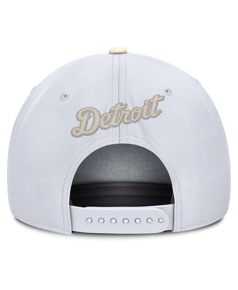 Nike Men's White/Cream Detroit Tigers Pro Performance Snapback Hat