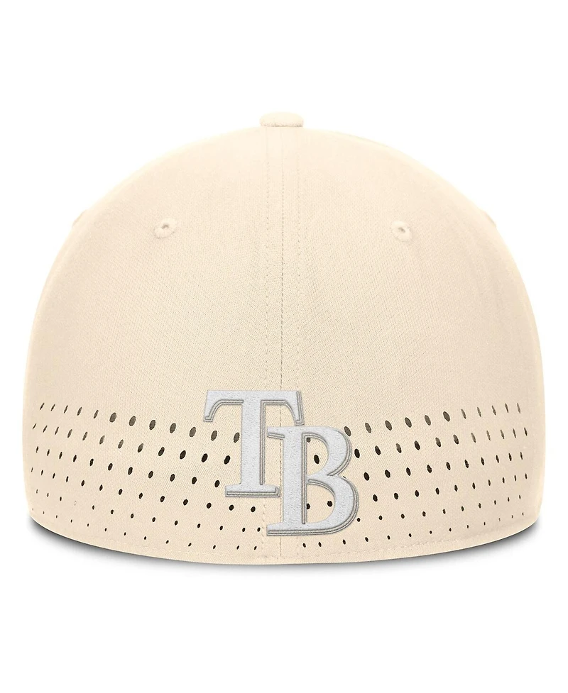 Nike Men's Cream Tampa Bay Rays Rise Performance Flex Hat