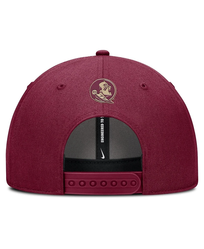 Nike Men's Garnet Florida State Seminoles Rise Practice Adjustable Hat