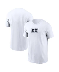 Nike Men's White Penn State Nittany Lions Campus Logo Swoosh T-Shirt
