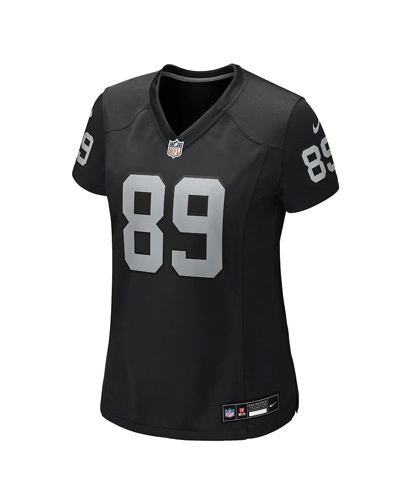 Nike Women's Brock Bowers Black Las Vegas Raiders Team Game Jersey
