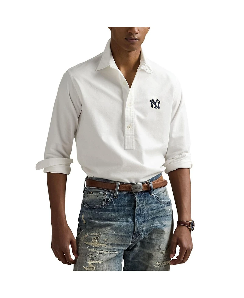 Polo Ralph Lauren White Yankees Oxford Shirt