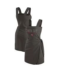 Wear by Erin Andrews Women's Pewter Tampa Bay Buccaneers Wrap Dress