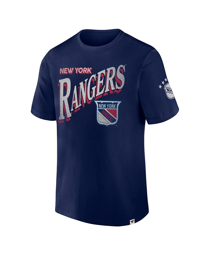 Fanatics Men's Navy New York Rangers Decades Collection Made to Last T-Shirt