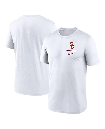 Nike Men's White Usc Trojans Primary Logo Legend Performance T-Shirt