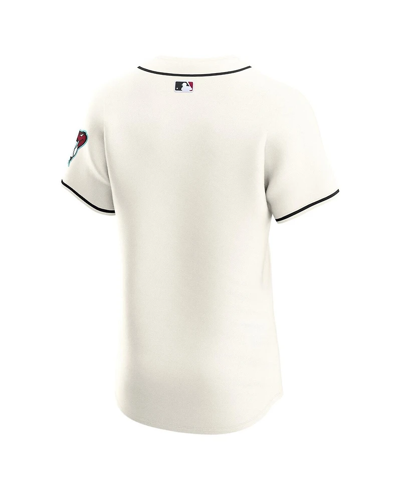 Nike Men's Cream Arizona Diamondbacks Elite Jersey