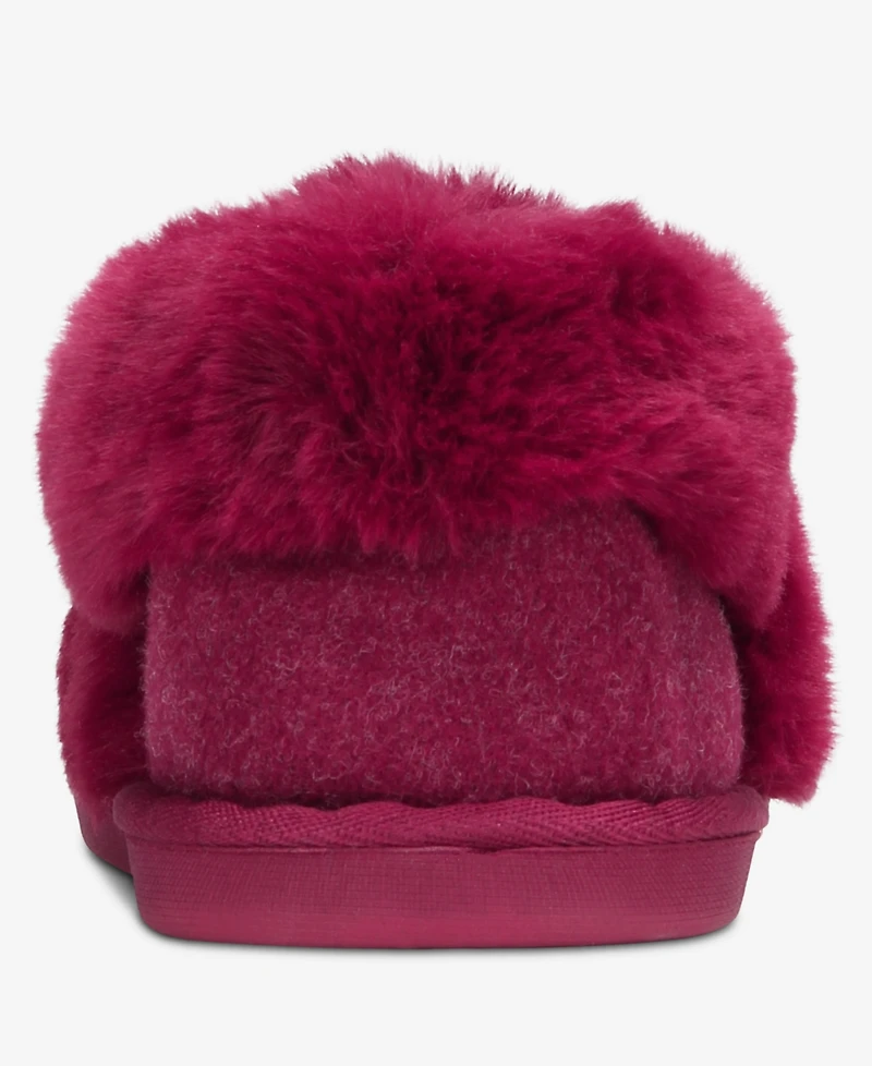Charter Club Women's Faux-Fur-Lined Slippers, Macy's Exclusive