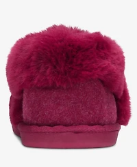 Charter Club Women's Faux-Fur-Lined Slippers, Macy's Exclusive
