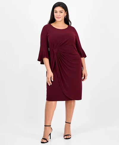 Connected Plus Side-Tab Dress
