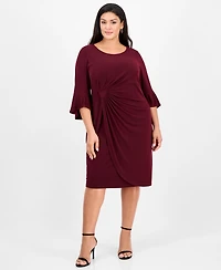 Connected Plus Side-Tab Dress