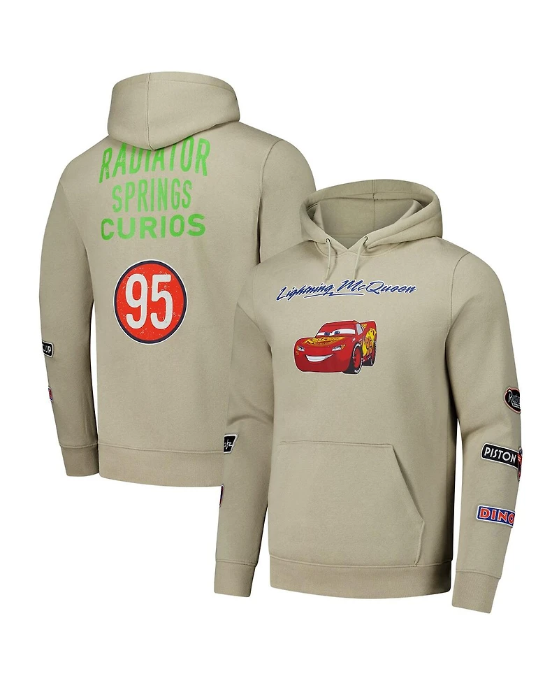 Freeze Max Men's Tan Cars Radiator Springs Pullover Hoodie