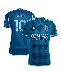 Adidas Men's Daniel Salloi Navy Sporting Kansas City 2024 Diamonds Our Forever Authentic Player Jersey