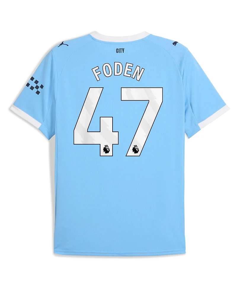 Puma Men's Phil Foden Sky Blue Manchester City 2025/26 Home Replica Player Jersey