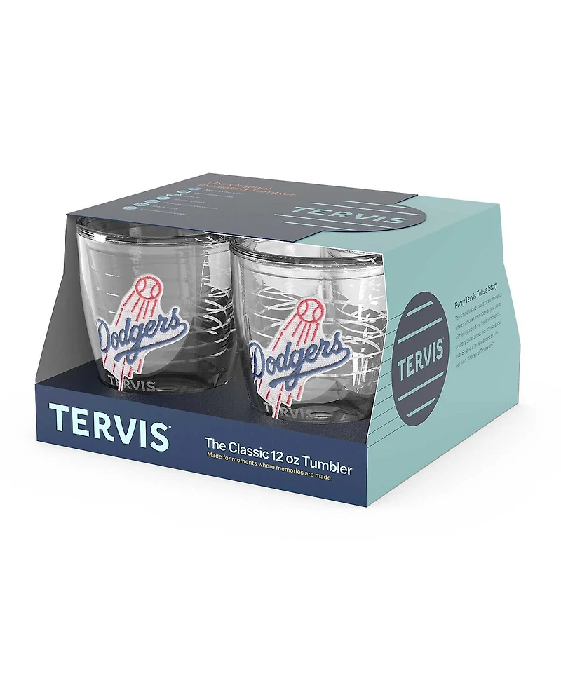 Tervis Los Angeles Dodgers 12oz. Emblem Tumbler, Set of 4