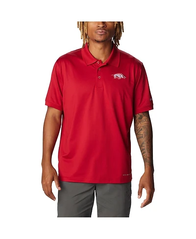 Columbia Men's Cardinal Arkansas Razorbacks Tamiami Omni-Wick Polo Shirt