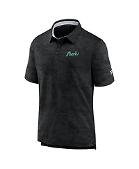 Fanatics Men's Black San Jose Sharks Special Edition 2.0 Authentic Pro Polo Shirt