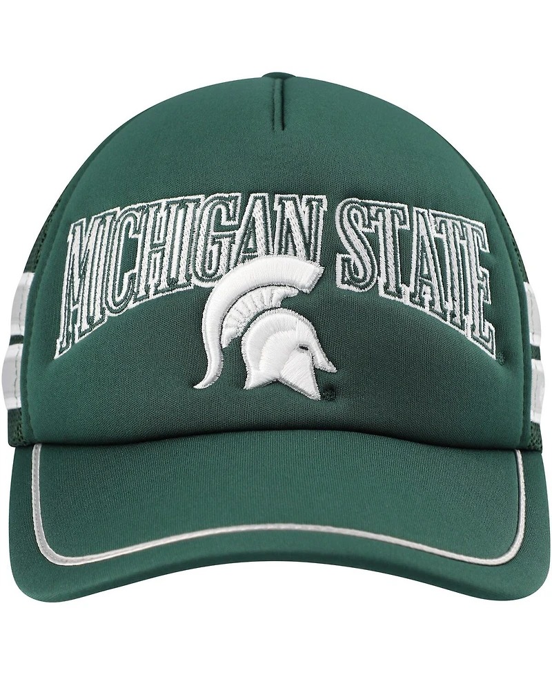 '47 Brand Men's Green Michigan State Spartans Sideband Trucker Adjustable Hat