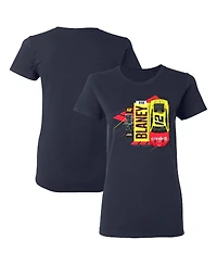 Team Penske Women's Navy Ryan Blaney Menards Car T-Shirt