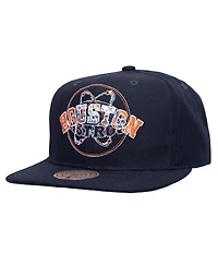 Mitchell & Ness Men's Navy Houston Astros Double Up Snapback Hat