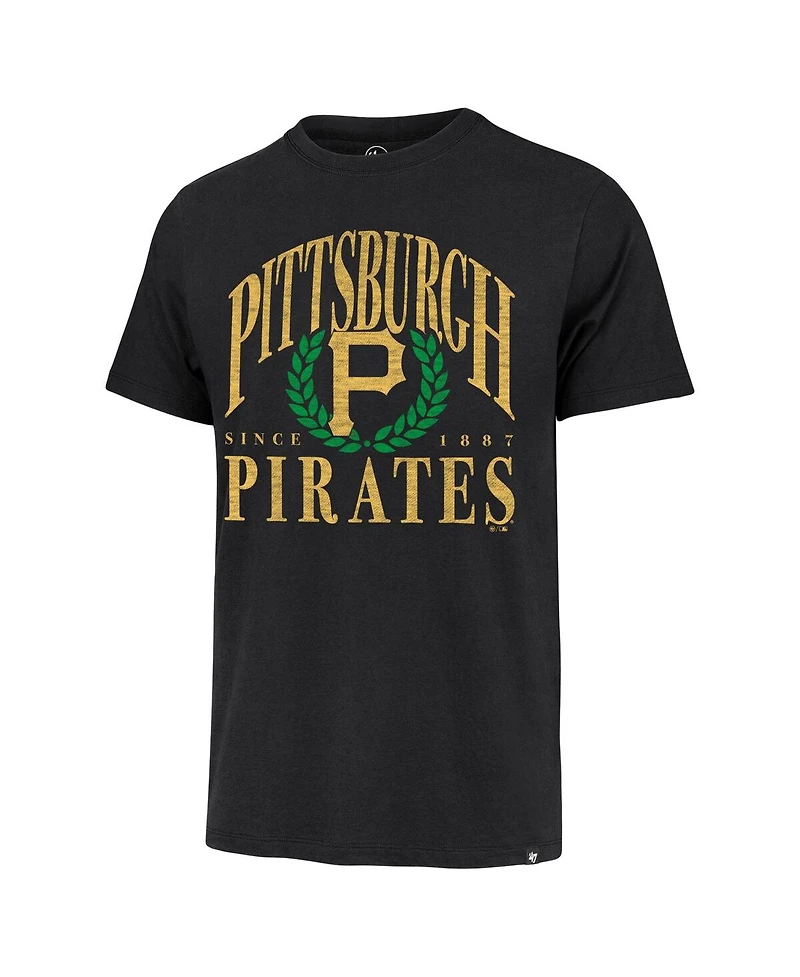 '47 Brand Men's Black Pittsburgh Pirates Pitchout Franklin T-Shirt