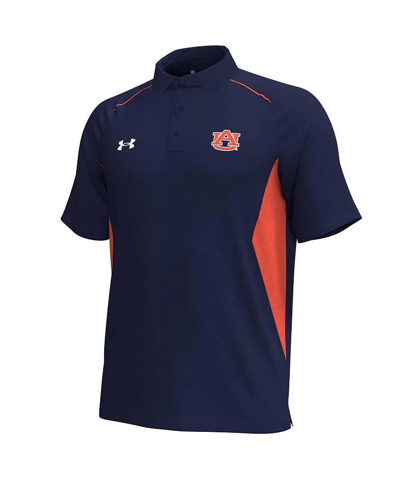 Under Armour Men's Navy Auburn Tigers Title Performance Polo Shirt
