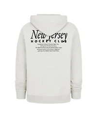 '47 Brand Men's Natural New Jersey Devils Foundation Pullover Hoodie