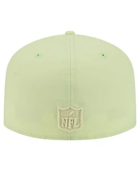 New Era Men's Light Green Las Vegas Raiders Color Pack A-Frame 59FIFTY Fitted Hat
