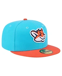 New Era Men's Light Blue Somerset Patriots Copa de la Diversion 59FIFTY Fitted Hat