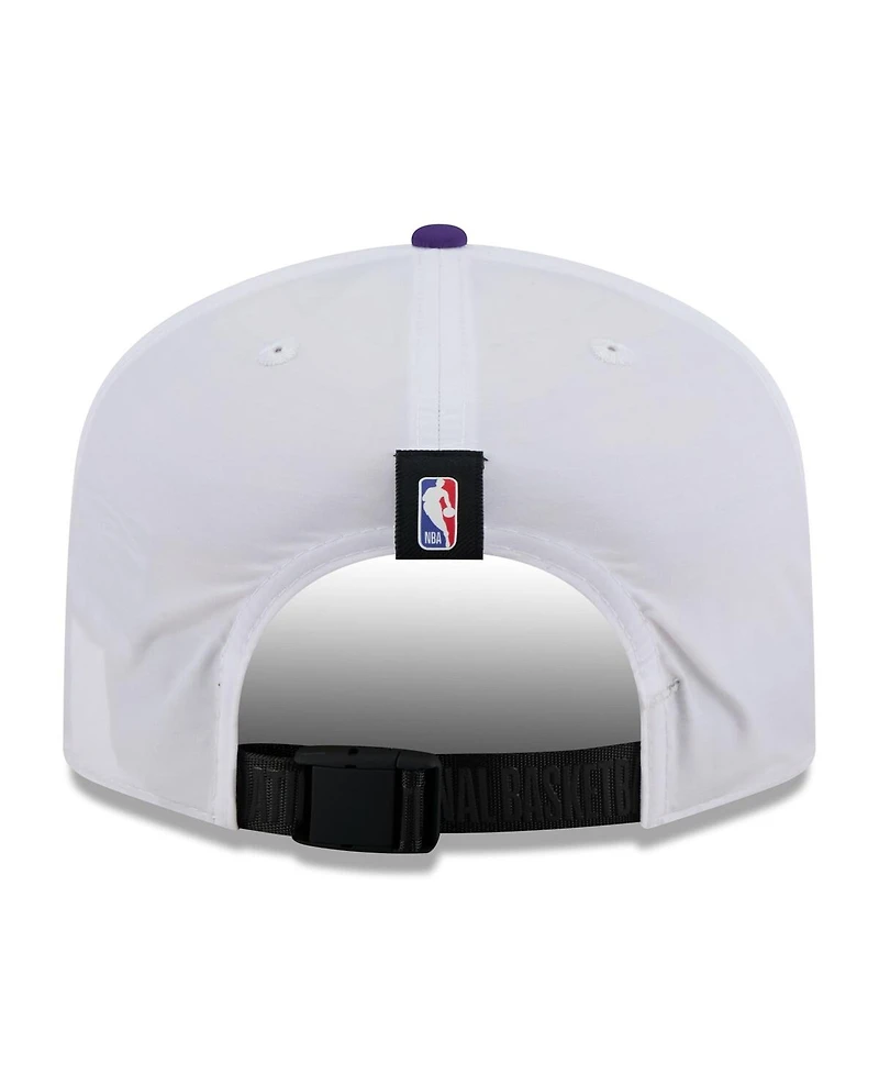New Era Men's White/Purple Phoenix Suns 2025 Nba Draft On-Stage Nylon 19TWENTY Adjustable Hat