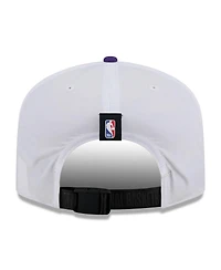 New Era Men's White/Purple Phoenix Suns 2025 Nba Draft On-Stage Nylon 19TWENTY Adjustable Hat