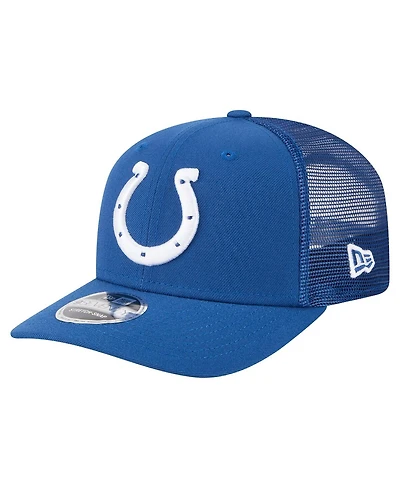 New Era Men's Royal Indianapolis Colts Team Collection 9SEVENTY Stretch-Snap Adjustable Hat