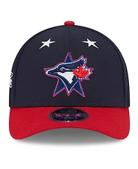New Era Men's Navy/Red Toronto Blue Jays 2025 Mlb All-Star Game Workout 9FORTY M-Crown Adjustable Hat